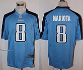 Nike Tennessee Titans #8 Marcus Mariota Light Blue Team Color Stitched Game Jersey,baseball caps,new era cap wholesale,wholesale hats