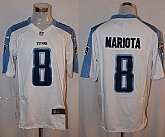 Nike Tennessee Titans #8 Marcus Mariota White Team Color Stitched Game Jersey,baseball caps,new era cap wholesale,wholesale hats