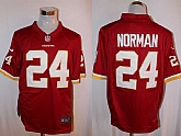 Nike Washington Redskins #24 Norman Red Team Color Stitched Game Jersey,baseball caps,new era cap wholesale,wholesale hats