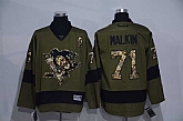 Pittsburgh Penguins #71 Evgeni Malkin Green Salute to Service Stitched Hockey Jersey,baseball caps,new era cap wholesale,wholesale hats