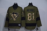 Pittsburgh Penguins #81 Phil Kessel Green Salute to Service Stitched Hockey Jersey,baseball caps,new era cap wholesale,wholesale hats