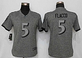 Women Limited Nike Baltimore Ravens #5 Flacco Gray Gridiron Stitched Jersey,baseball caps,new era cap wholesale,wholesale hats