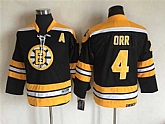 Youth Boston Bruins #4 Bobby Orr Black CCM Throwback Stitched NHL Jersey,baseball caps,new era cap wholesale,wholesale hats