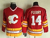 Youth Calgary Flames #14 Theoren Fleury Red CCM Throwback Stitched NHL Jersey