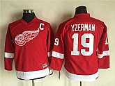 Youth Detroit Red Wings #19 Steve Yzerman Red CCM Throwback Stitched NHL Jersey,baseball caps,new era cap wholesale,wholesale hats