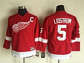 Youth Detroit Red Wings #5 Nicklas Lidstrom Red CCM Throwback Stitched NHL Jersey,baseball caps,new era cap wholesale,wholesale hats