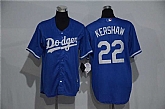 Youth Los Angeles Dodgers #22 Clayton Kershaw Blue New Cool Base Stitched MLB Jersey,baseball caps,new era cap wholesale,wholesale hats