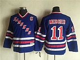 Youth New York Rangers #11 Mark Messier Blue CCM Throwback Stitched NHL Jersey,baseball caps,new era cap wholesale,wholesale hats
