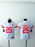 Youth Nike Kansas City Chiefs #25 Jamaal Charles White Team Color Stitched Game Jersey,baseball caps,new era cap wholesale,wholesale hats