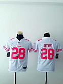 Youth Nike San Francisco 49ers #28 Carlos Hyde White Team Color Stitched Game Jersey,baseball caps,new era cap wholesale,wholesale hats
