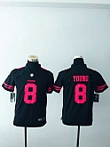 Youth Nike San Francisco 49ers #8 Young Black Team Color Stitched Game Jersey,baseball caps,new era cap wholesale,wholesale hats