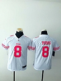 Youth Nike San Francisco 49ers #8 Young White Team Color Stitched Game Jersey,baseball caps,new era cap wholesale,wholesale hats