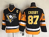 Youth Pittsburgh Penguins #87 Sidney Crosby Black CCM Throwback Stitched NHL Jersey,baseball caps,new era cap wholesale,wholesale hats