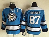 Youth Pittsburgh Penguins #87 Sidney Crosby Light Blue CCM Throwback Stitched NHL Jersey,baseball caps,new era cap wholesale,wholesale hats