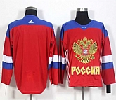 Customized Team Russia Blank Red 2016 World Cup of Hockey Olympics Game Men's Stitched NHL Jersey,baseball caps,new era cap wholesale,wholesale hats