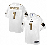 Printed Carolina Panthers #1 Cam Newton White Men's NFL Pro Line Fashion Game Jersey,baseball caps,new era cap wholesale,wholesale hats