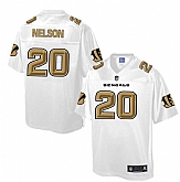 Printed Cincinnati Bengals #20 Reggie Nelson White Men's NFL Pro Line Fashion Game Jersey,baseball caps,new era cap wholesale,wholesale hats