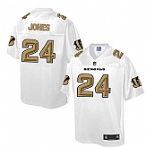 Printed Cincinnati Bengals #24 Adam Jones White Men's NFL Pro Line Fashion Game Jersey,baseball caps,new era cap wholesale,wholesale hats