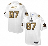 Printed Green Bay Packers #97 Johnny Jolly White Men's NFL Pro Line Fashion Game Jersey,baseball caps,new era cap wholesale,wholesale hats