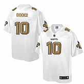 Printed New Orleans Saints #10 Brandin Cooks White Men's NFL Pro Line Fashion Game Jersey,baseball caps,new era cap wholesale,wholesale hats