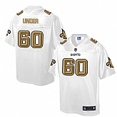 Printed New Orleans Saints #60 Max Unger White Men's NFL Pro Line Fashion Game Jersey,baseball caps,new era cap wholesale,wholesale hats