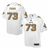 Printed New Orleans Saints #73 Jahri Evans White Men's NFL Pro Line Fashion Game Jersey,baseball caps,new era cap wholesale,wholesale hats