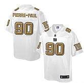 Printed New York Giants #90 Jason Pierre-Paul White Men's NFL Pro Line Fashion Game Jersey,baseball caps,new era cap wholesale,wholesale hats