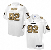 Printed Oakland Raiders #92 Stacy McGee White Men's NFL Pro Line Fashion Game Jersey,baseball caps,new era cap wholesale,wholesale hats