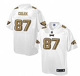 Printed Philadelphia Eagles #87 Brent Celek White Men's NFL Pro Line Fashion Game Jersey,baseball caps,new era cap wholesale,wholesale hats