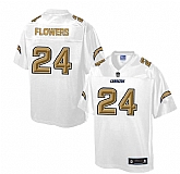 Printed San Diego Chargers #24 Brandon Flowers White Men's NFL Pro Line Fashion Game Jersey,baseball caps,new era cap wholesale,wholesale hats