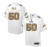 Printed San Diego Chargers #50 Manti Te'o White Men's NFL Pro Line Fashion Game Jersey,baseball caps,new era cap wholesale,wholesale hats