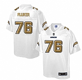 Printed San Diego Chargers #76 D.J. Fluker White Men's NFL Pro Line Fashion Game Jersey,baseball caps,new era cap wholesale,wholesale hats