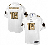 Printed San Francisco 49ers #16 Joe Montana White Men's NFL Pro Line Fashion Game Jersey,baseball caps,new era cap wholesale,wholesale hats