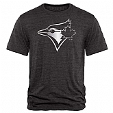Men's Toronto Blue Jays Fanatics Apparel Platinum Collection Tri-Blend T-Shirt LanTian - Black,baseball caps,new era cap wholesale,wholesale hats