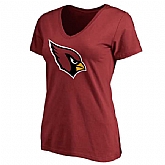 WOMEN'S ARIZONA CARDINALS PRO LINE CARDINAL PRIMARY TEAM LOGO SLIM FIT T-Shirt LanTian,baseball caps,new era cap wholesale,wholesale hats