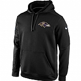 MEN'S BALTIMORE RAVENS NIKE BLACK KO CHAIN FLEECE PULLOVER PERFORMANCE HOODIE LanTian,baseball caps,new era cap wholesale,wholesale hats