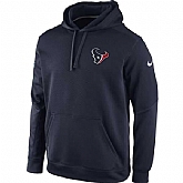 MEN'S HOUSTON TEXANS NIKE NAVY BLUE KO CHAIN FLEECE PULLOVER PERFORMANCE HOODIE LanTian,baseball caps,new era cap wholesale,wholesale hats