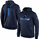 MEN'S SAN DIEGO CHARGERS NIKE NAVY SIDELINE FLEECE THERMA-FIT PULLOVER HOODIE LanTian,baseball caps,new era cap wholesale,wholesale hats