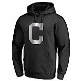 Men's Cleveland Indians Platinum Collection Pullover Hoodie LanTian - Black,baseball caps,new era cap wholesale,wholesale hats