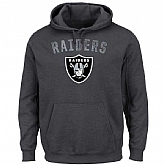 Men's Oakland Raiders Majestic Kick Return II Pullover Hoodie LanTian - Charcoal,baseball caps,new era cap wholesale,wholesale hats