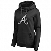 Women Atlanta Braves Platinum Collection Pullover Hoodie LanTian - Black,baseball caps,new era cap wholesale,wholesale hats