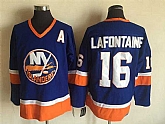 New York Islanders #16 Pat Lafontaine Blue CCM Throwback Stitched NHL Jersey,baseball caps,new era cap wholesale,wholesale hats