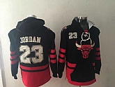Chicago Bulls #23 Michael Jordan 2017 Black-Red Stitched NBA Hoodie,baseball caps,new era cap wholesale,wholesale hats
