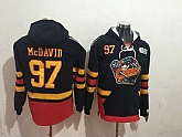 Edmonton Oilers #97 Connor McDavid New Black Stitched NHL Hoodie,baseball caps,new era cap wholesale,wholesale hats