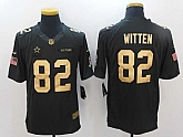 Nike Limited Dallas Cowboys #82 Jason Witten Anthracite Salute To Service Black-Golden Stitched Jersey,baseball caps,new era cap wholesale,wholesale hats