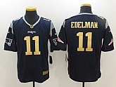 Nike Limited New England Patriots #11 Julian Edelman Navy Blue With Golden Men's Stitched Jersey,baseball caps,new era cap wholesale,wholesale hats