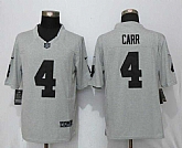 Nike Limited Oakland Raiders #4 Derek Carr Gridiron Gray II Stitched Jersey,baseball caps,new era cap wholesale,wholesale hats