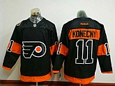 Philadelphia Flyers #11 Konecny Black 2017 Stadium Series Stitched NHL Jersey,baseball caps,new era cap wholesale,wholesale hats