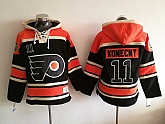 Philadelphia Flyers #11 Konecny Black-Orange 2017 Stadium Series Stitched NHL Hoodie,baseball caps,new era cap wholesale,wholesale hats