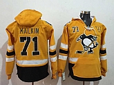 Pittsburgh Penguins #71 Evgeni Malkin Yellow 2017 Stadium Series Stitched NHL Hoodie,baseball caps,new era cap wholesale,wholesale hats
